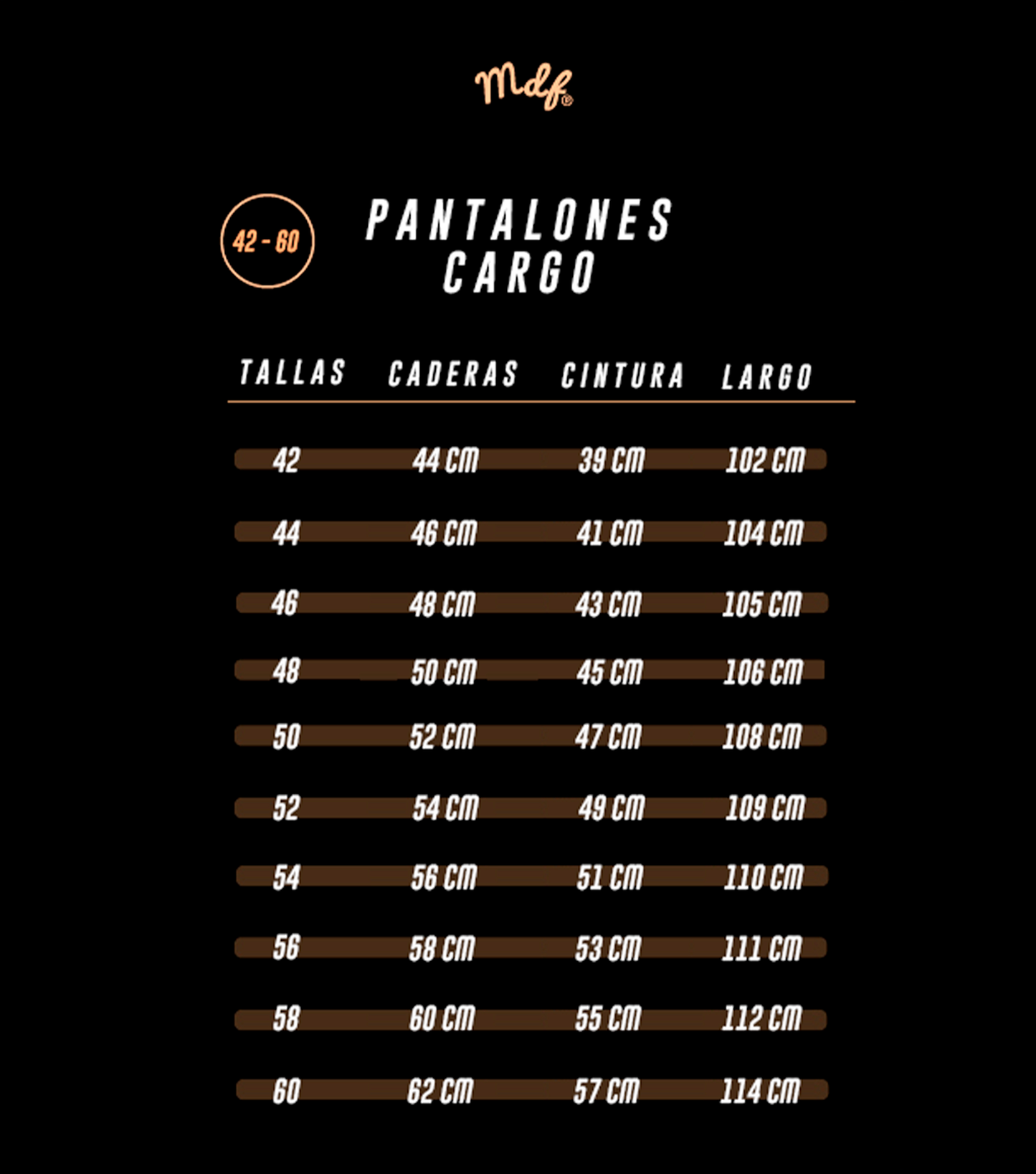 MDF® Pantalón Cargo KHAKI