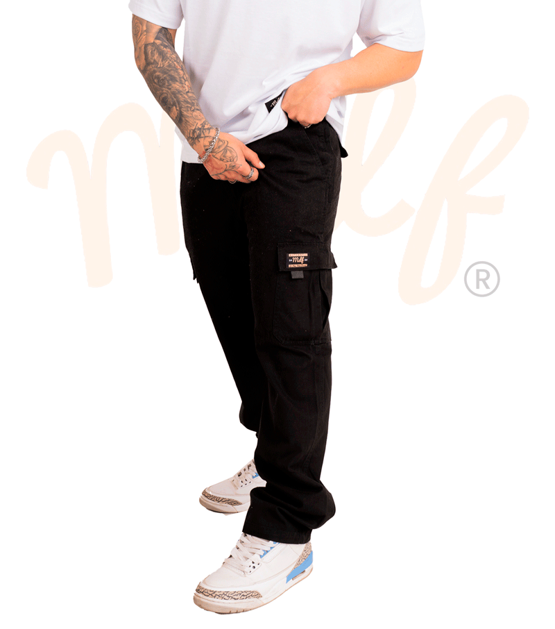 Pantalón Cargo BLACK