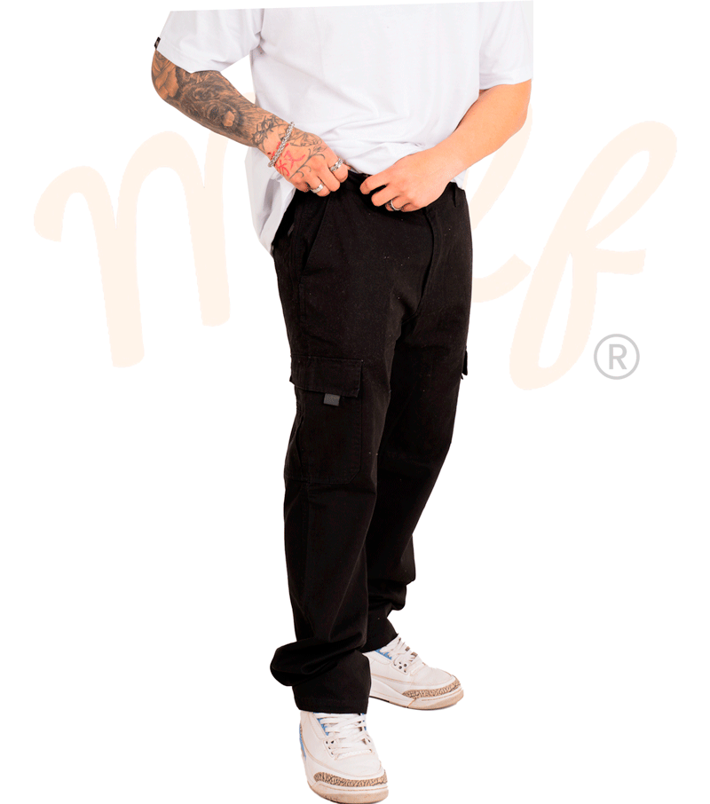 Pantalón Cargo BLACK