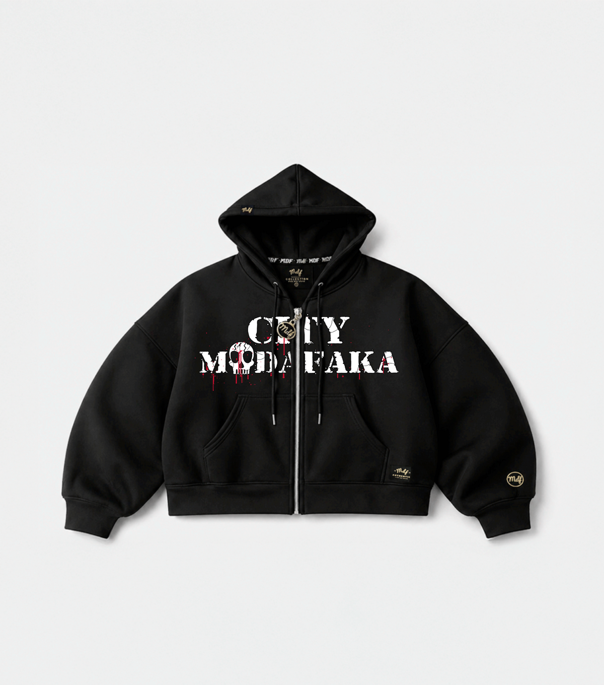 MDF® BOXY Zipper CITY MADAFAKA
