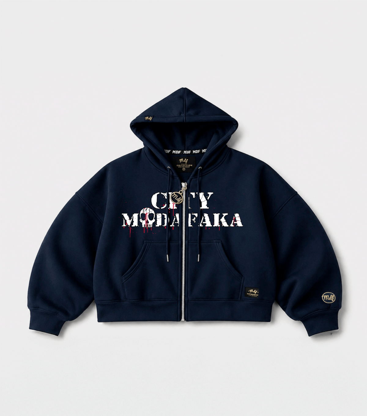 MDF® BOXY Zipper CITY MADAFAKA