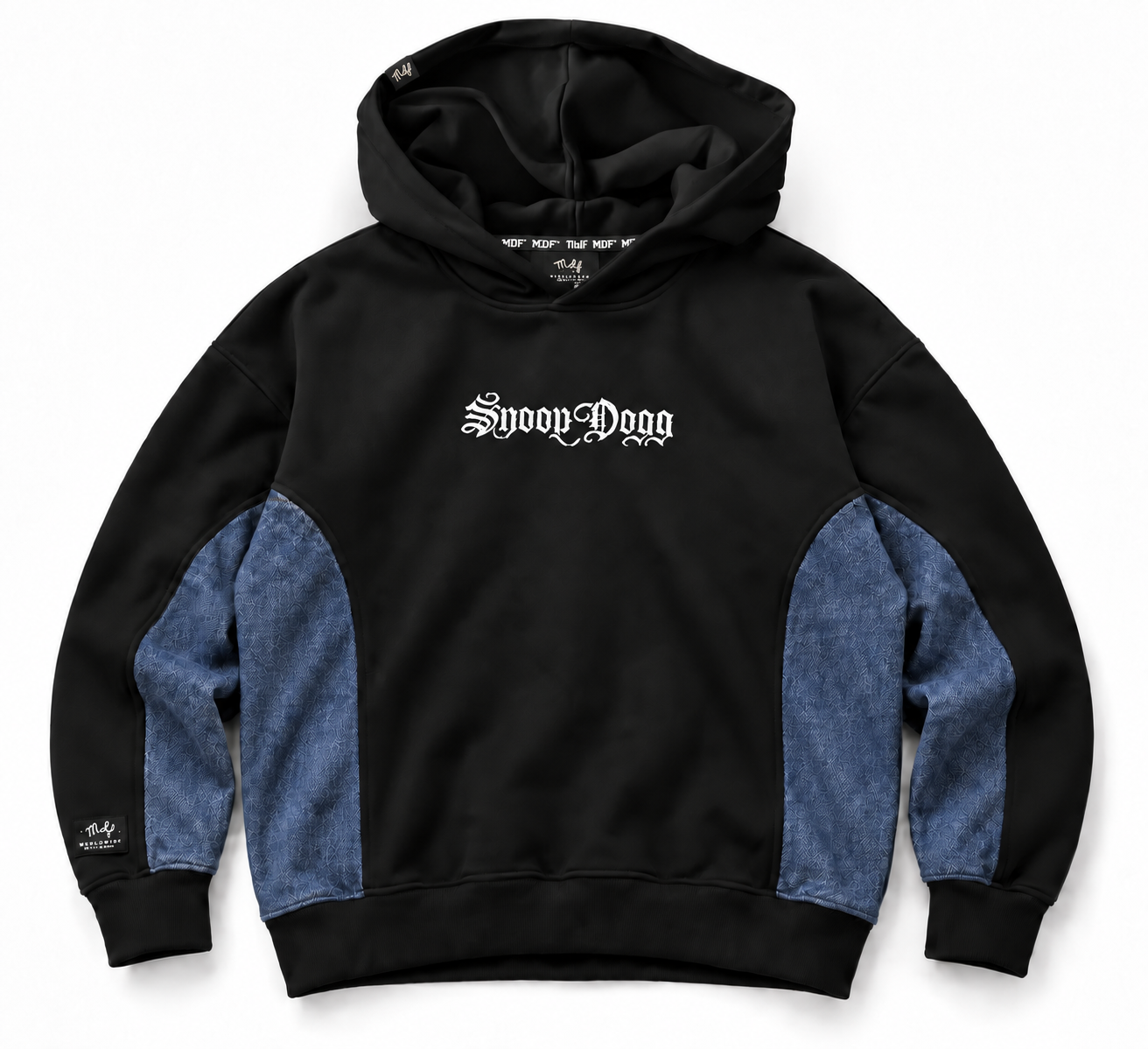 Polerón Boxy Denim MDF® X Serendipas® Biggie Smalls Snoop Dog