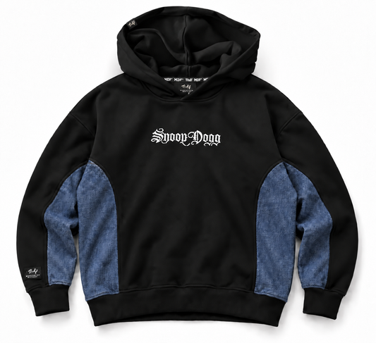 Polerón Boxy Denim MDF® X Serendipas® Biggie Smalls Snoop Dog