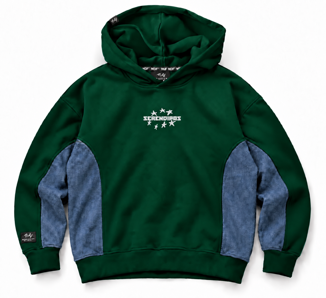 Polerón Boxy Denim MDF® X Serendipas® Original Collab