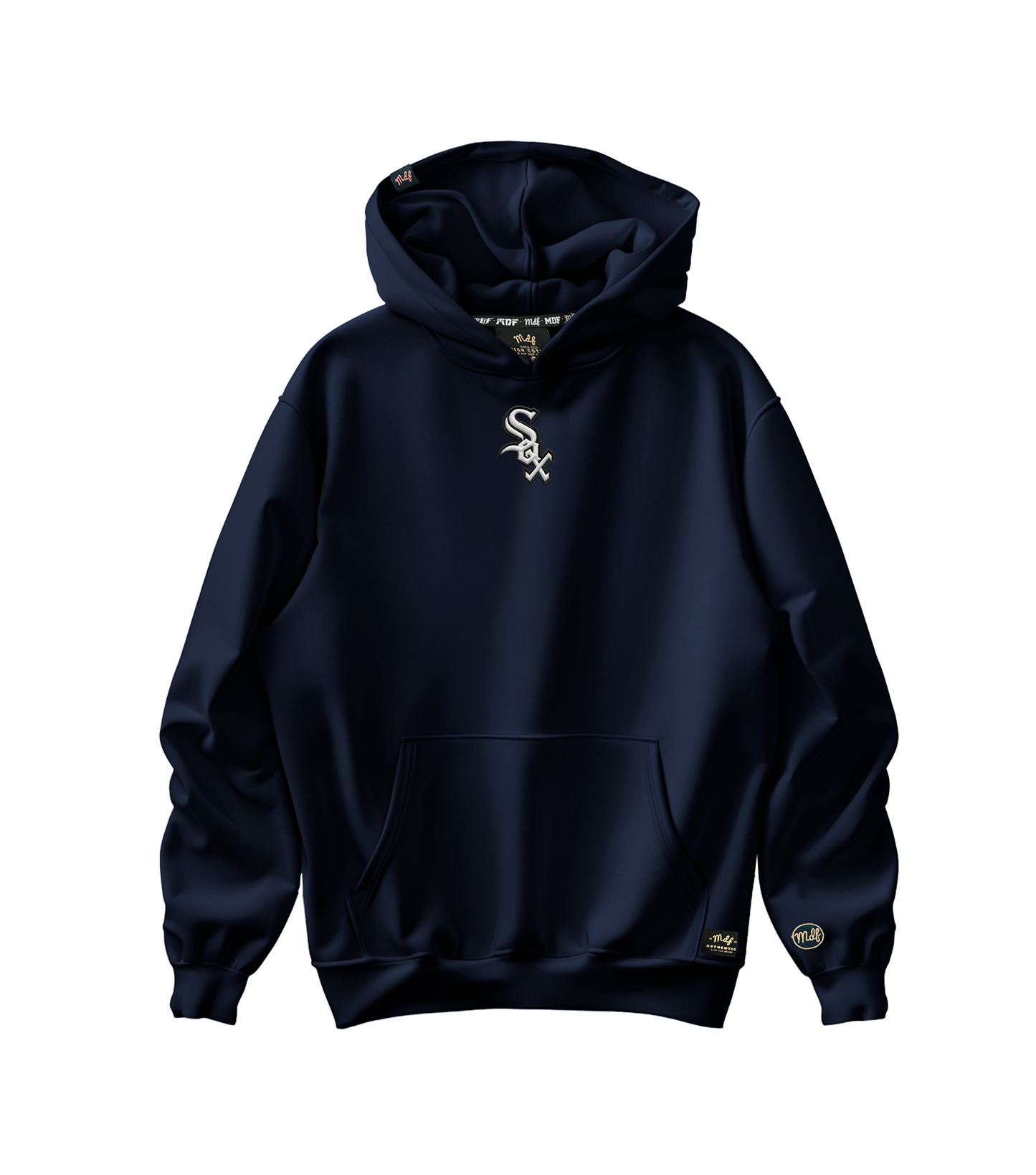 Polerón Oversize Hip Hop Streetwear - MDF® ORIGINAL CHICAGO WHITE CITY
