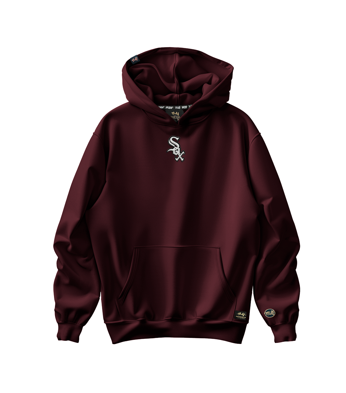 Polerón Oversize Hip Hop Streetwear - MDF® ORIGINAL CHICAGO WHITE CITY