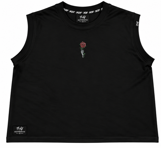 MDF® Boxy Sleeveless BLACK CLAVEL