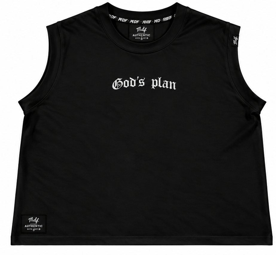 MDF® Boxy Sleeveless GOD´S PLAN