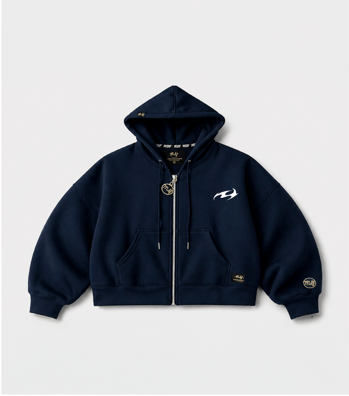 MDF® BOXY Zipper WATERMARK LOGO