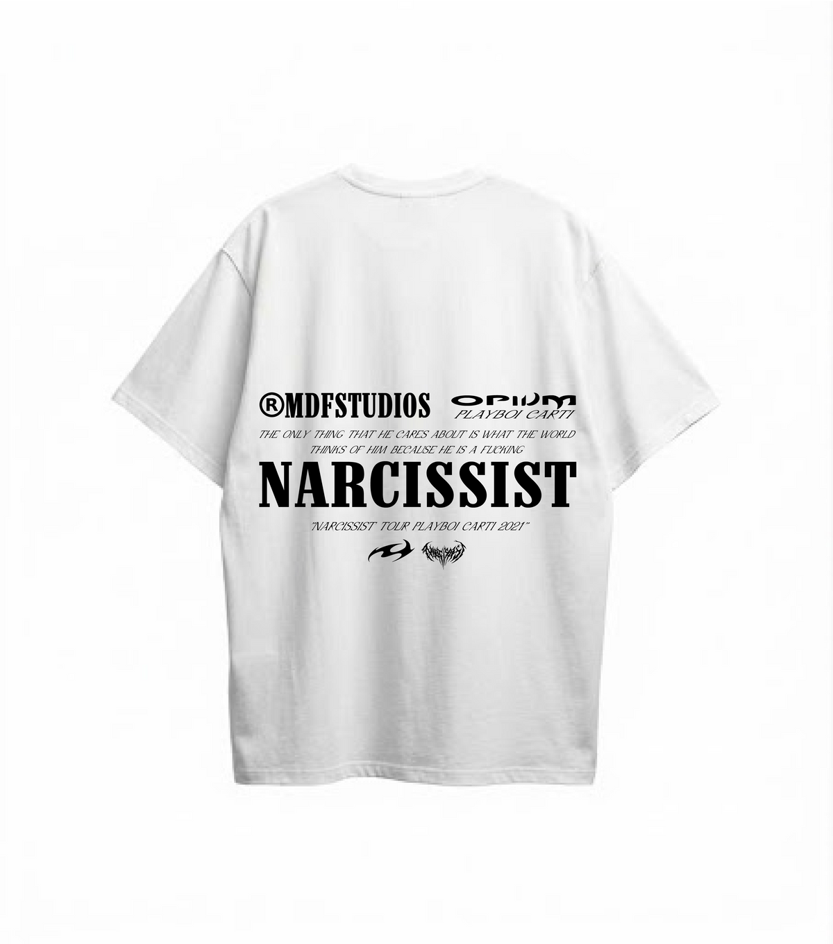 MDF® Polera PLAYBOI CARTI NARCISSIST