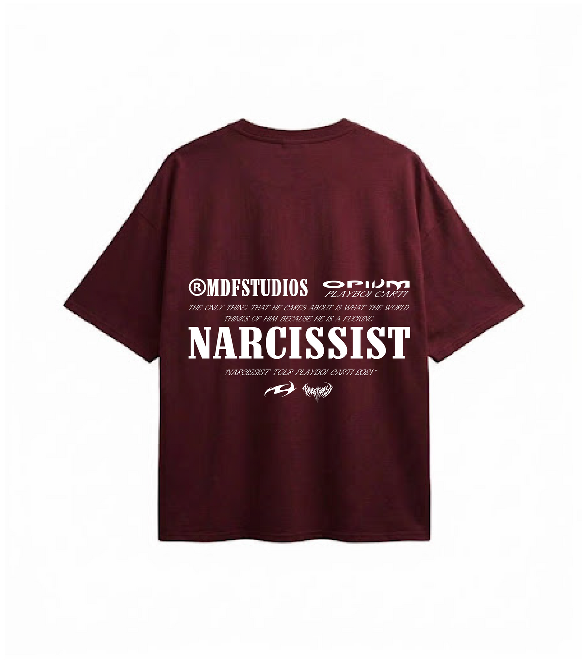 MDF® Polera PLAYBOI CARTI NARCISSIST