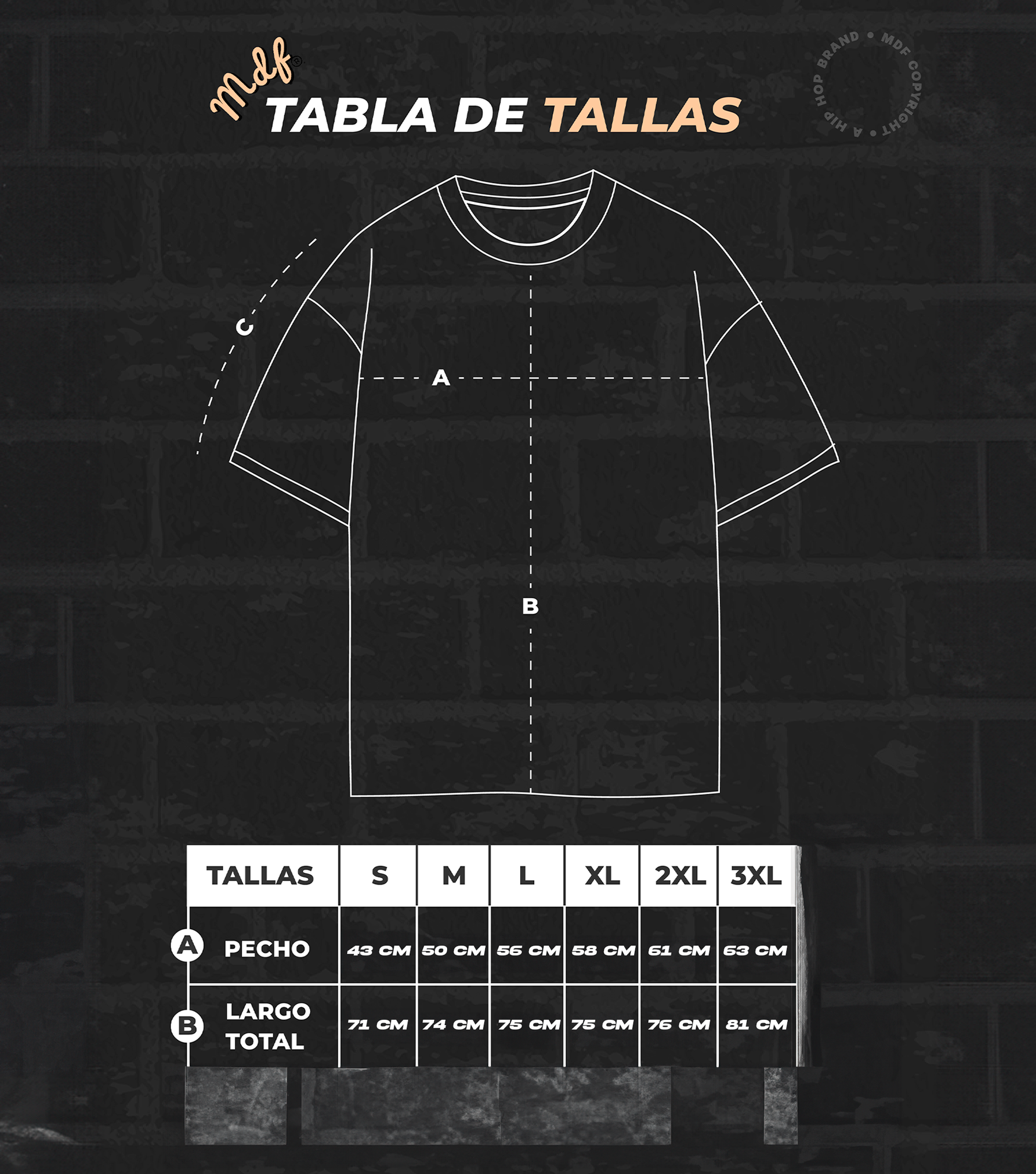 MDF® Polera NOT BLACK