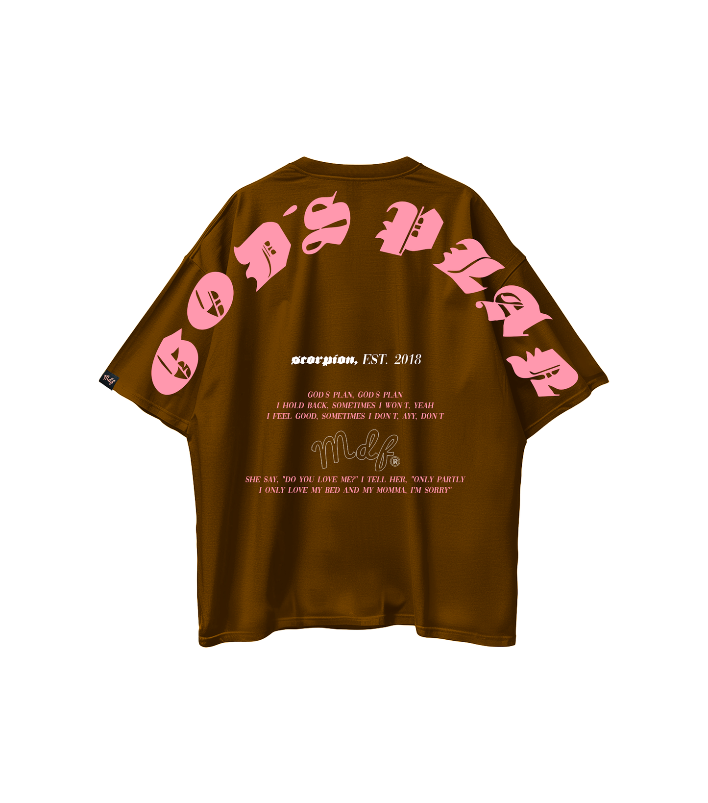MDF® Polera GOD´S LYRICS
