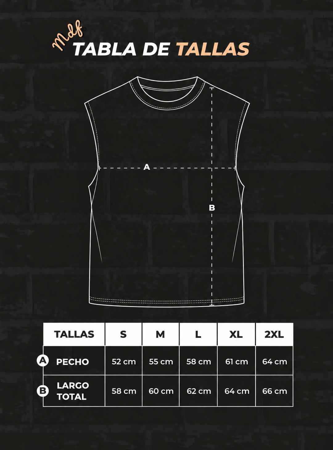 MDF® Boxy Sleeveless BLACK CLAVEL
