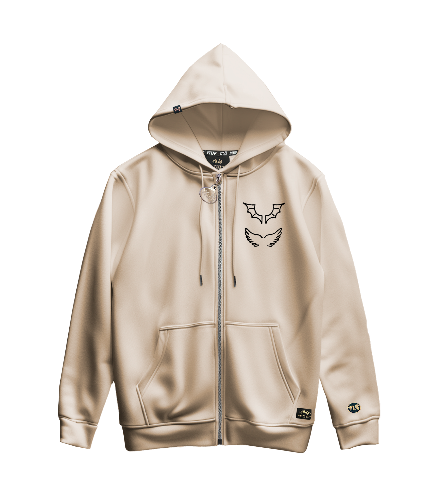 MDF® Zipper ANGEL & DEMON