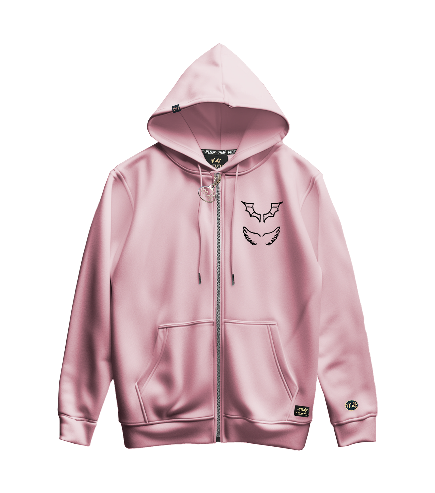 MDF® Zipper ANGEL & DEMON